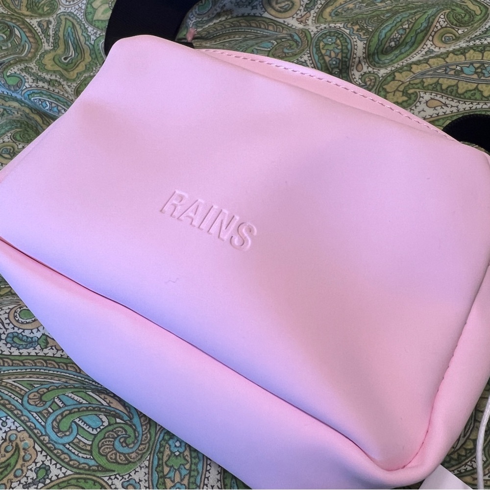 NWT Rains Box Bag Micro Pink Candy - Picture 2 of 6